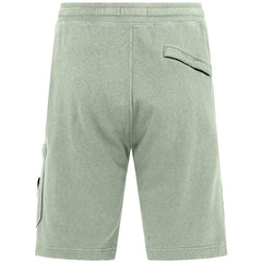 STONE ISLANDCotton Sweat Shorts Green