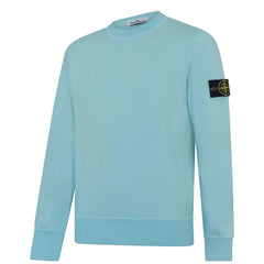 STONE ISLANDCotton Sweatshirt Acqua