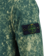 STONE ISLAND COTTON TYE DYE SWEATSHIRT GREEN