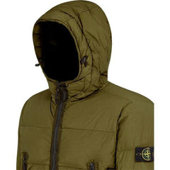 STONE ISLANDCRINKLE REPS JACKET KHAKI