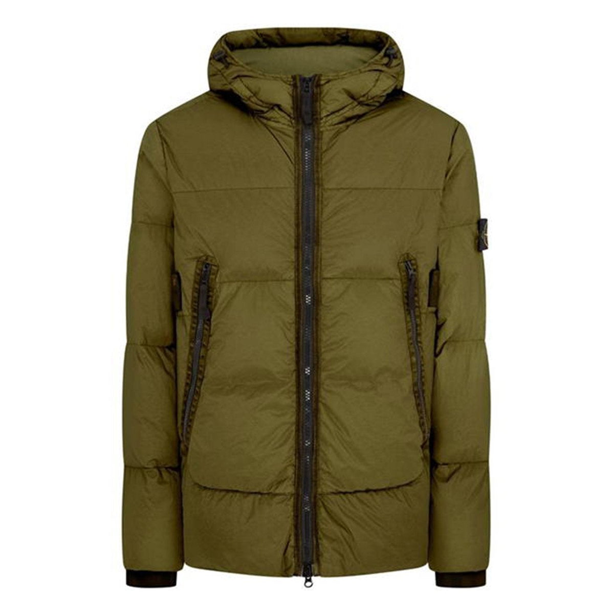 STONE ISLANDCRINKLE REPS JACKET KHAKI