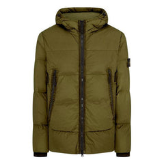STONE ISLANDCRINKLE REPS JACKET KHAKI