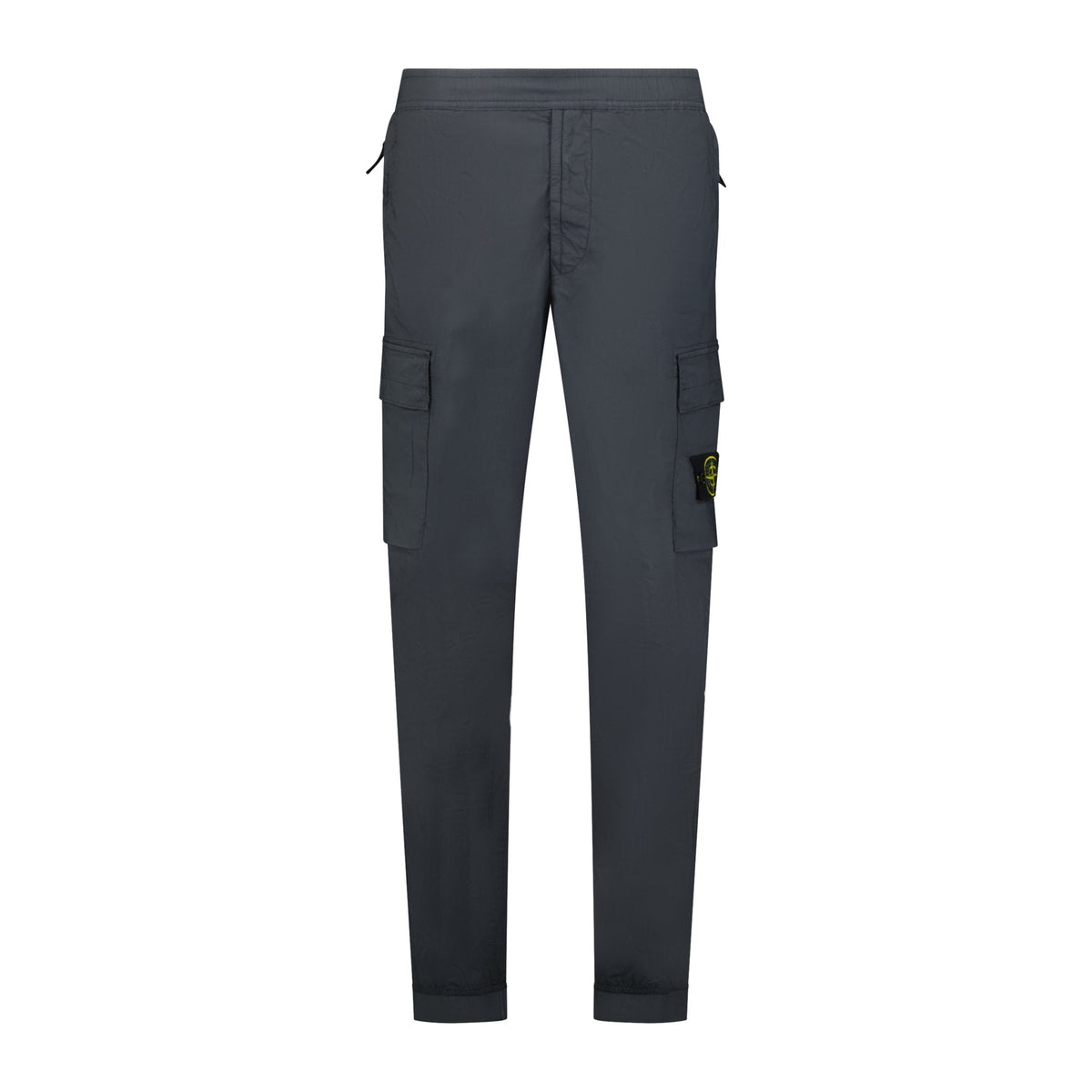 STONE ISLANDCuffed Leg Cargo Trousers Charcoal Grey