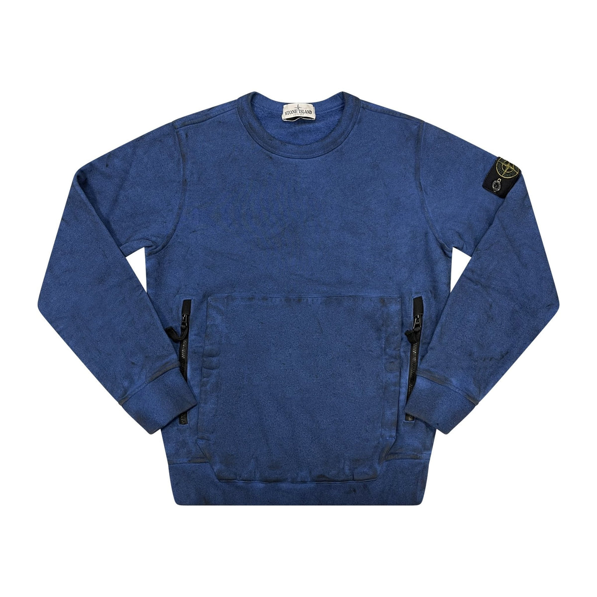 STONE ISLAND (KIDS) DUST SWEATSHIRT BLUE