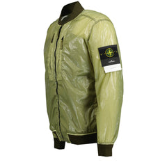 STONE ISLAND LUCIDO-TC PACKABLE BOMBER JACKET OLIVE GREEN