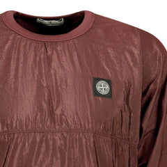STONE ISLAND NYLON METAL JUMPER MAROON