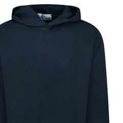 STONE ISLAND 'OLD' TREATMENT HOODED SWEATSHIRT NAVY
