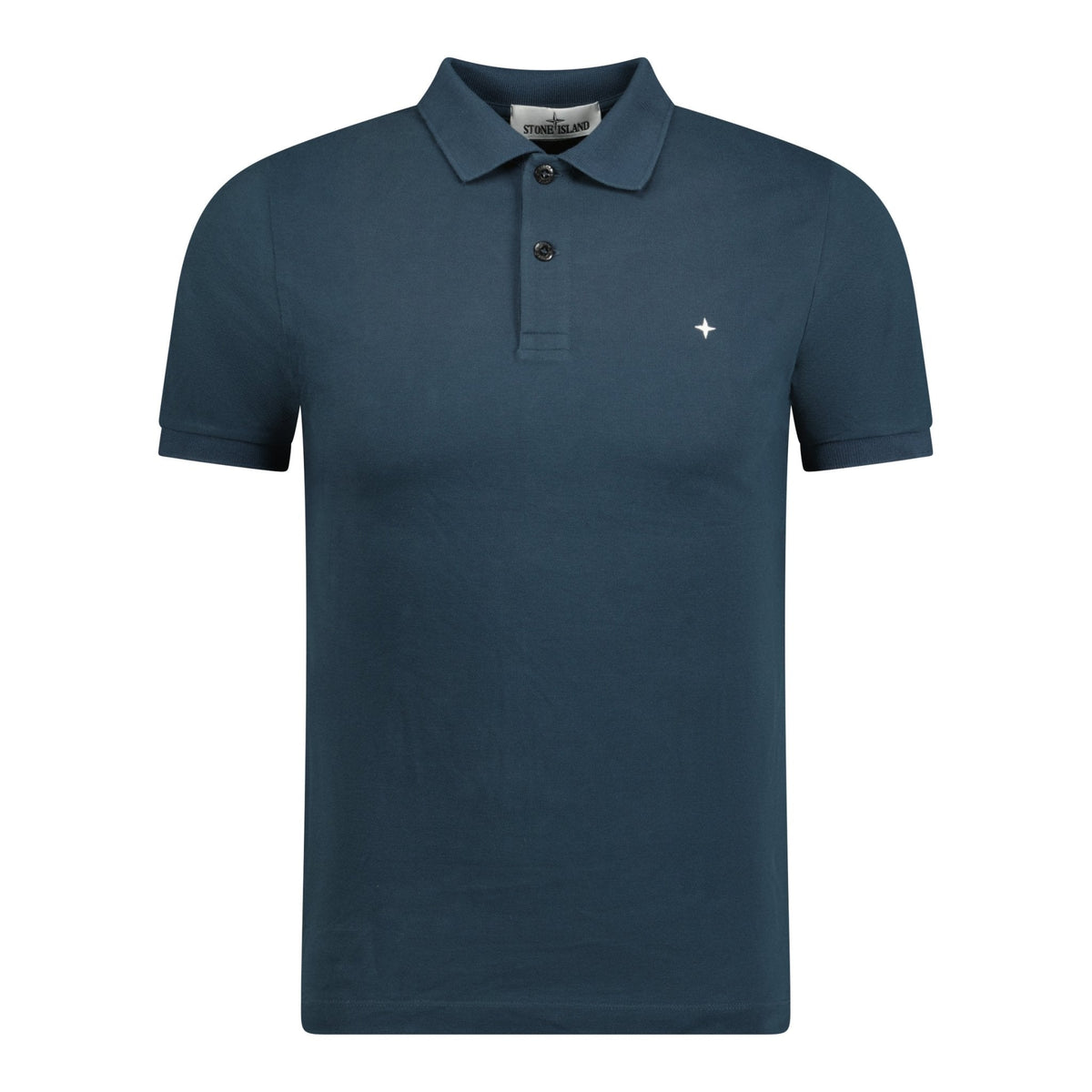 STONE ISLAND SMALL LOGO POLO SHIRT NAVY