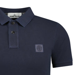 STONE ISLAND SMALL LOGO POLO SHIRT NAVY
