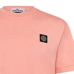 STONE ISLANDSmall Patch Logo T-Shirt Pesca