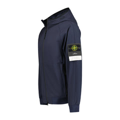 STONE ISLAND SOFT-SHELL ZIP-UP JACKET NAVY