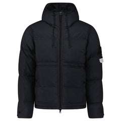 STONE ISLAND DOWN MATTE RIPSTOP CORDURA® ADVANCED FABRIC PARKA IN BLACK