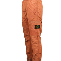 STONE ISLAND NYLON METAL CARGO PANTS RUST