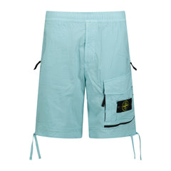 STONE ISLANDStretch-Cotton Bermuda Shorts Aqua