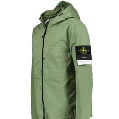 STONE ISLAND 'SUPIMA' ZIP-UP JACKET GREEN