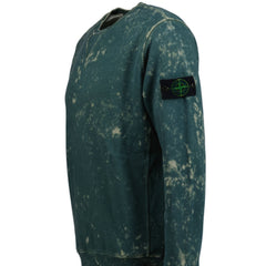 STONE ISLANDTye Dye Crewneck Sweatshirt Dark Green