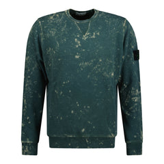 STONE ISLANDTye Dye Crewneck Sweatshirt Dark Green