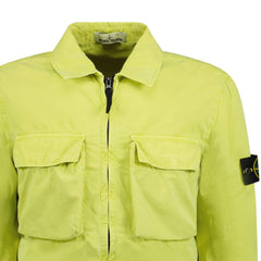 STONE ISLANDZip Overshirt Jacket Lemon