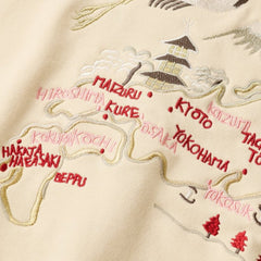 Superdry Womens Suika Embroidered Loose Sweat - Rice White