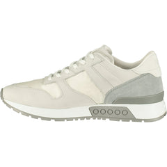 Suede Trainers White & Grey