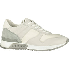 Suede Trainers White & Grey