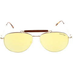 TOM FORD AVIATOR STYLE SUNGLASSES ROSE GOLD