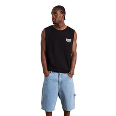 WNDRR Bleach Muscle Top - Black