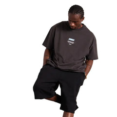 WNDRR Borderless Box Fit Tee - Faded Black