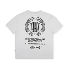 WNDRR Velocity Box Fit Tee - Washed Oyster