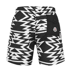 PUNK SWIM SHORTS BLACK / WHITE